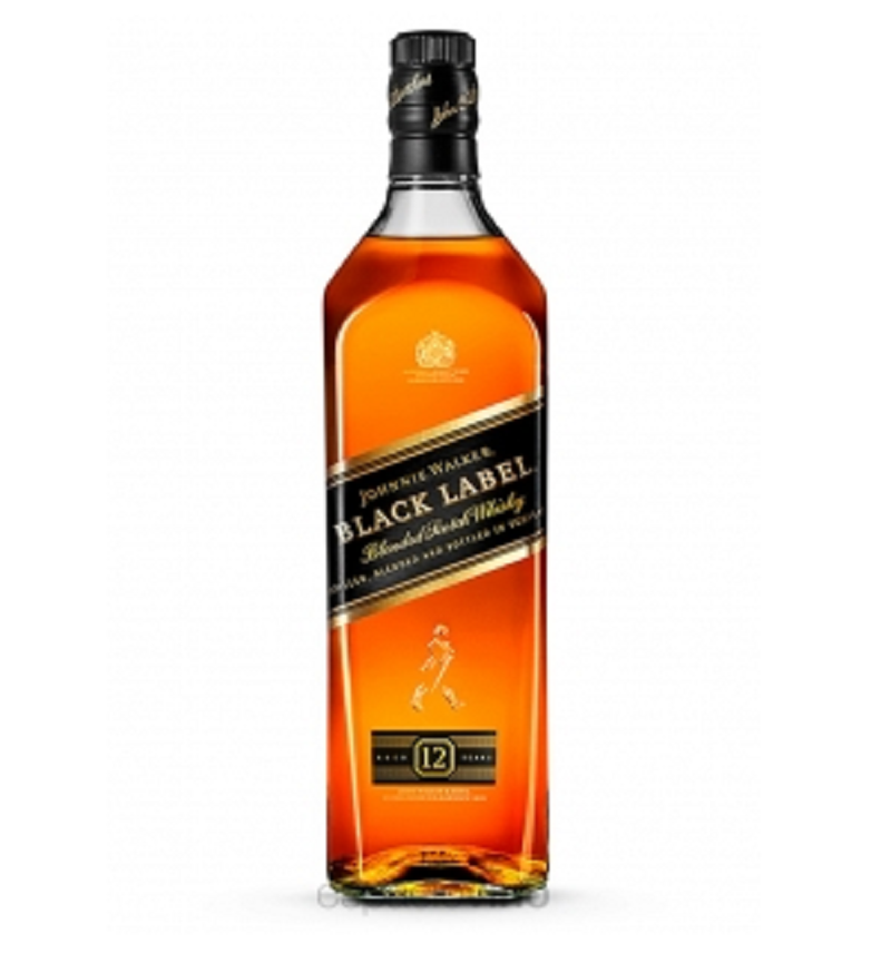 Johnnie Walker Black Label Whisky 1 Litro